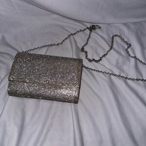 Silver Crossbody Bag